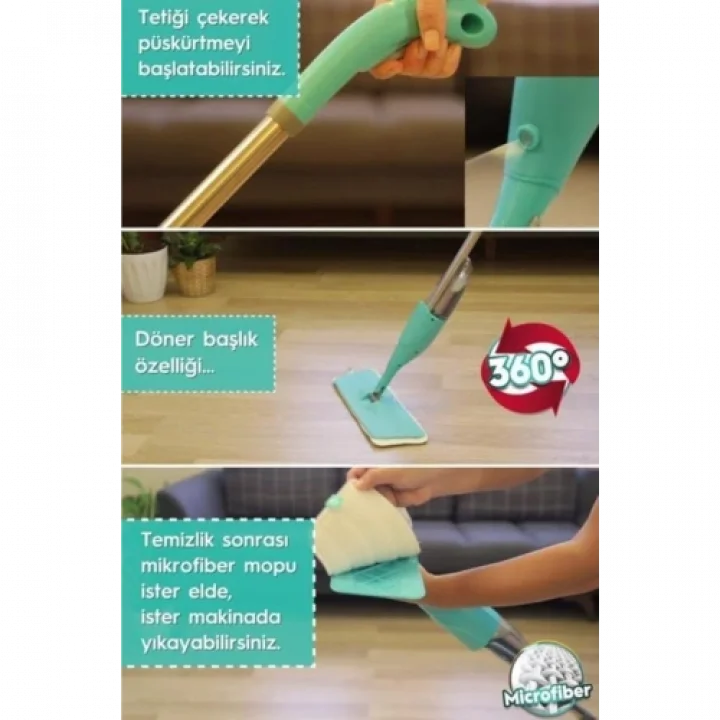 Mey İthalat® Sprey Mop Paspas