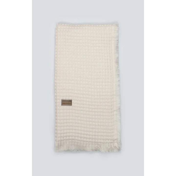 Mey İthalat® Style Baby Pike Battaniye 110x110 70149 Ekru