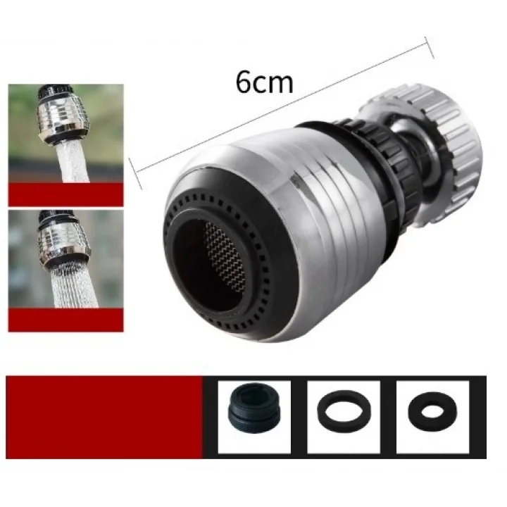 Mey İthalat® Su Tasarruflu 2 Modlu Musluk Başlığı Kısa