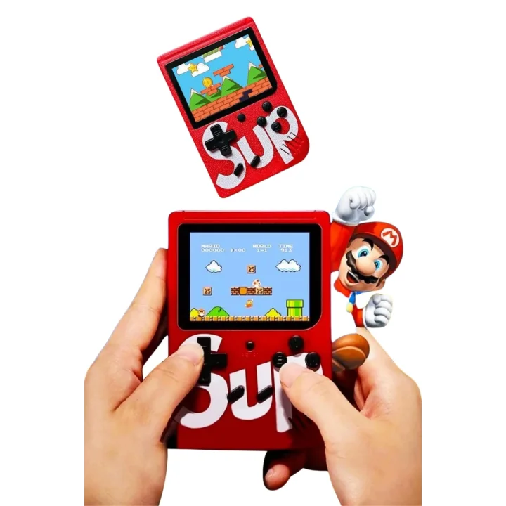 Mey İthalat® Sup Atari Retro 400 Nostalji Oyunlu Mini Atari Taşınabilir Oyun Konsolu