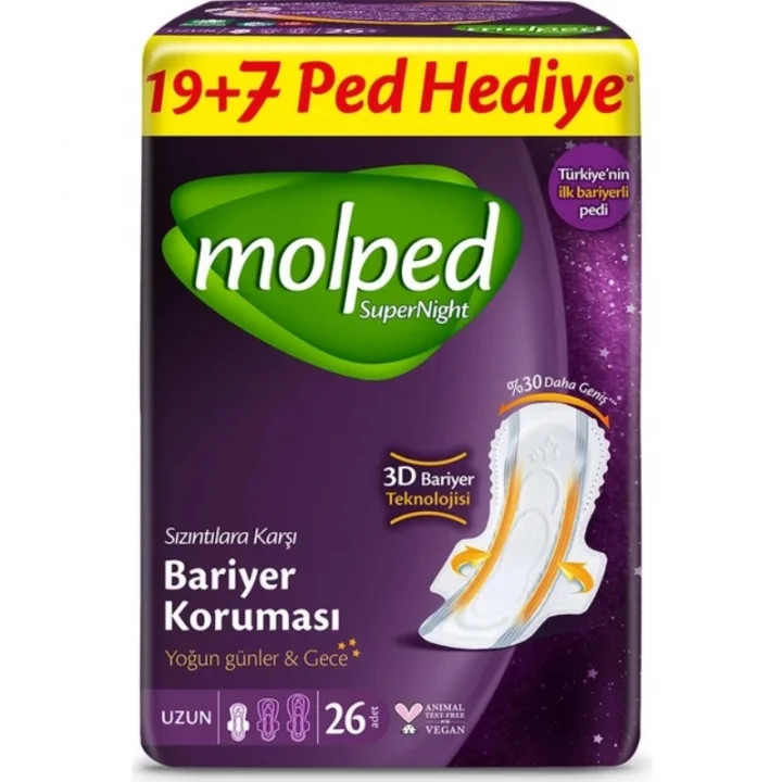 Mey İthalat®   SüperNight Süper Gece Ped 26 Adet