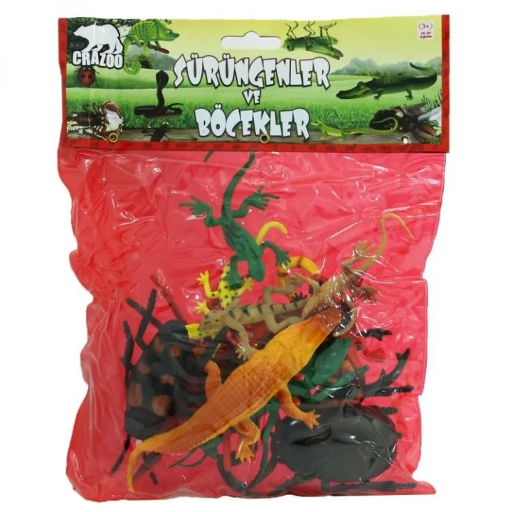 Mey İthalat® Sürüngenler ve Böcekler Poşetli