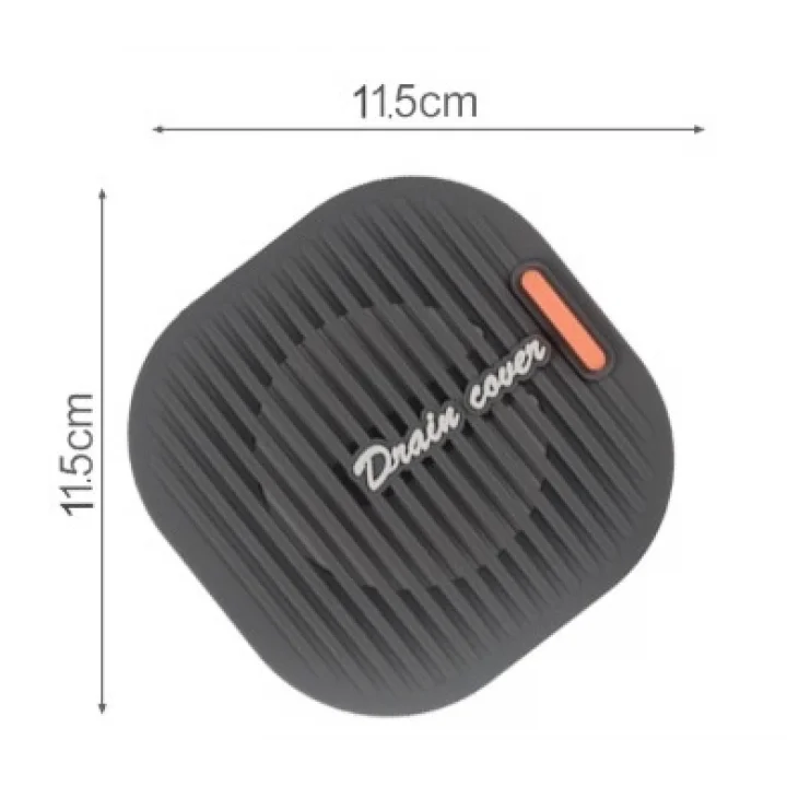 Mey İthalat® Süzgeçli Lavabo Gider Koruyucu Mat Gri