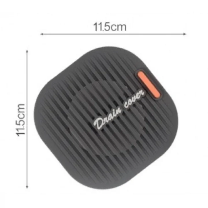 Mey İthalat® Süzgeçli Lavabo Gider Koruyucu Mat Gri