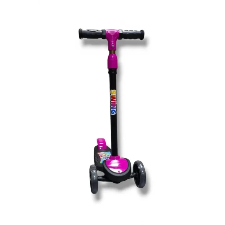 Mey İthalat® SWİNG SCOOTER PEMBE IŞIKLI