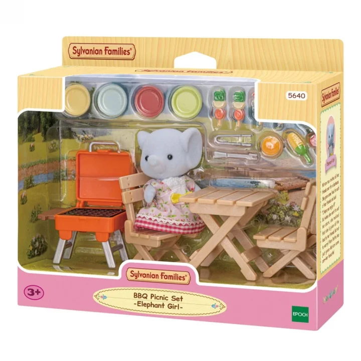 Mey İthalat®  Sylvanian Families Barbekü Piknik Fil Kız 5640