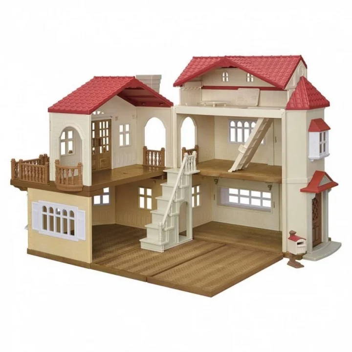 Mey İthalat®  Sylvanian Families Oyun Odalı Işıklı Şehir Evi 5708