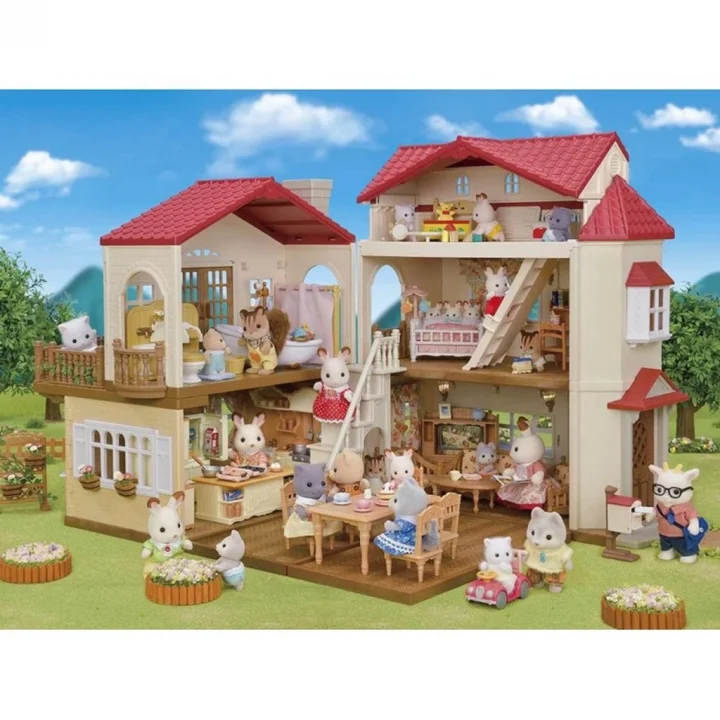 Mey İthalat®  Sylvanian Families Oyun Odalı Işıklı Şehir Evi 5708