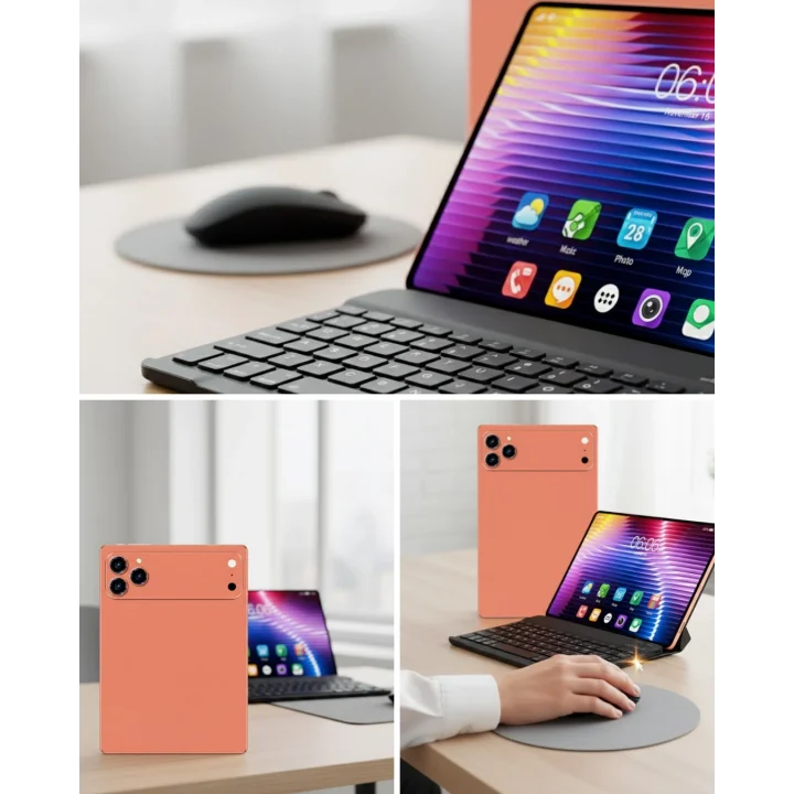 Mey İthalat® Tablet Bilgisayar Klavye Kılıf Stylus ve Cam Hediyeli