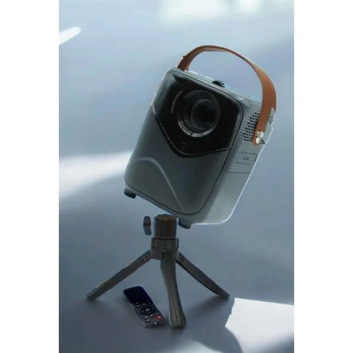 Mey İthalat® Taşınabilir Android Projeksiyon Wifi Destekli 4K Multimedia Tabanlı Ev Ve Ofis Tipi