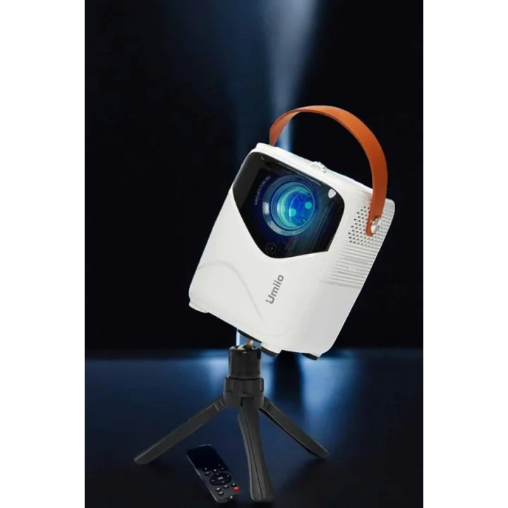 Mey İthalat® Taşınabilir Android Projeksiyon Wifi Destekli 4K Multimedia Tabanlı Ev Ve Ofis Tipi