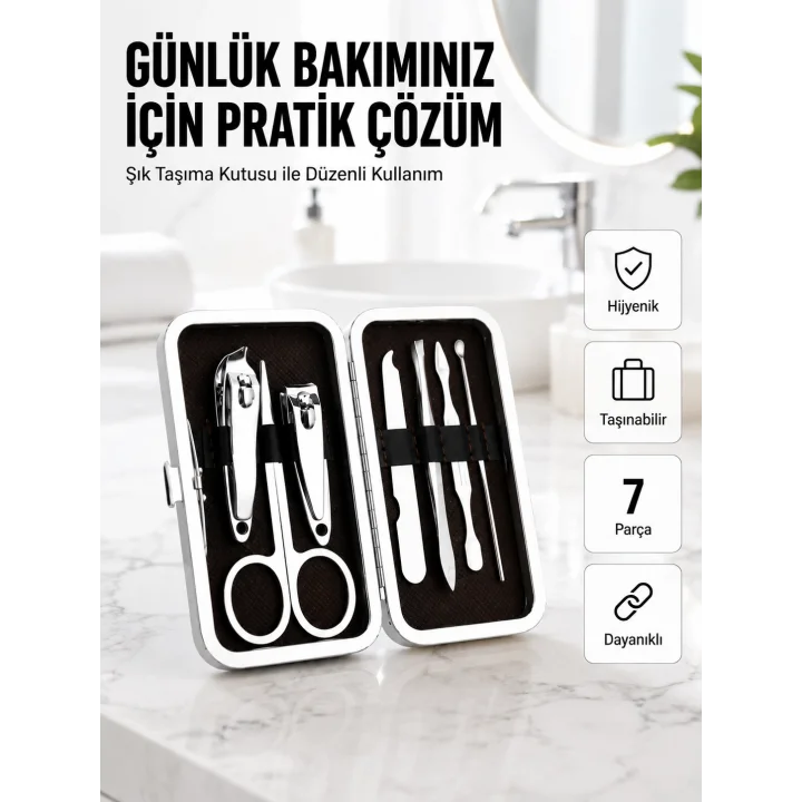 Mey İthalat® Taşınabilir Çantalı Çok Fonksiyonlu Bakım Seti