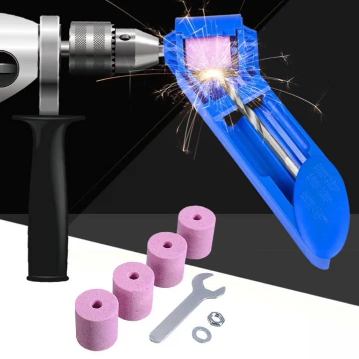 Mey İthalat®  Taşınabilir Kullanımı Kolay Hafif Matkap Ucu Bileyici Matkap Ucu Bileme Keskinleştirme Apara