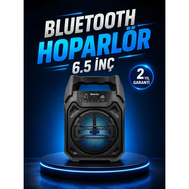 Mey İthalat® Taşınabilir Şarjlı Hoparlör – Bluetooth, TWS ve Uzun Pil Ömrü