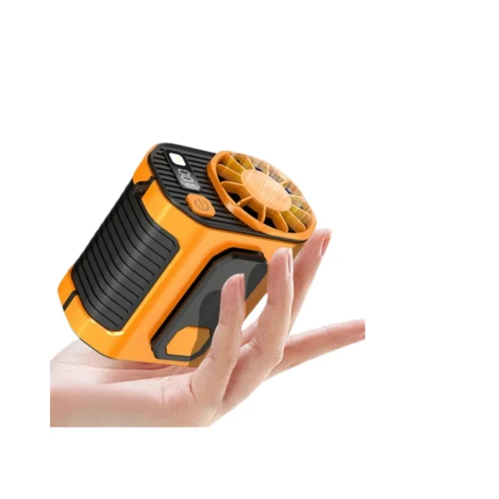 Mey İthalat® Taşınabilir USB Şarjlı Turbo Fan – 3 Modlu Soğutma, Hafif & Kompakt