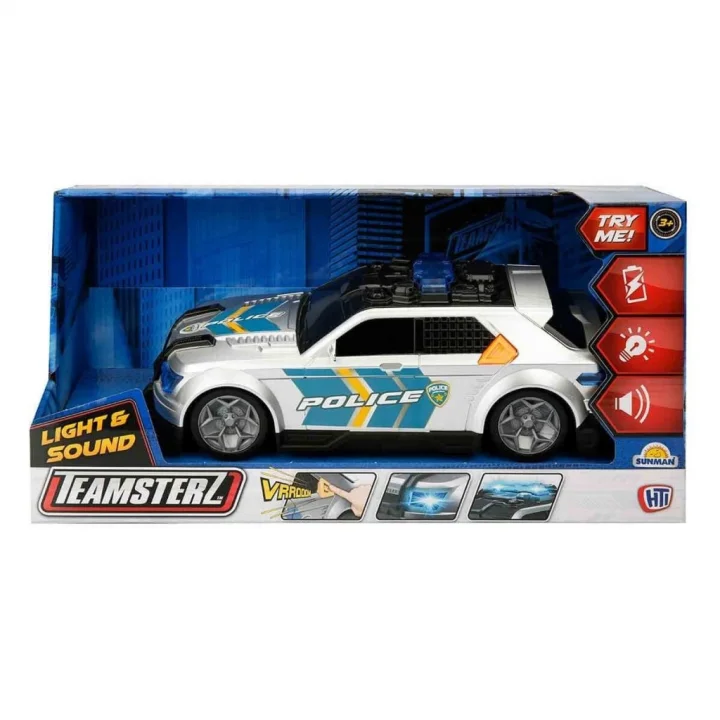 Mey İthalat® Teamsterz Sesli ve Işıklı Polis Arabası