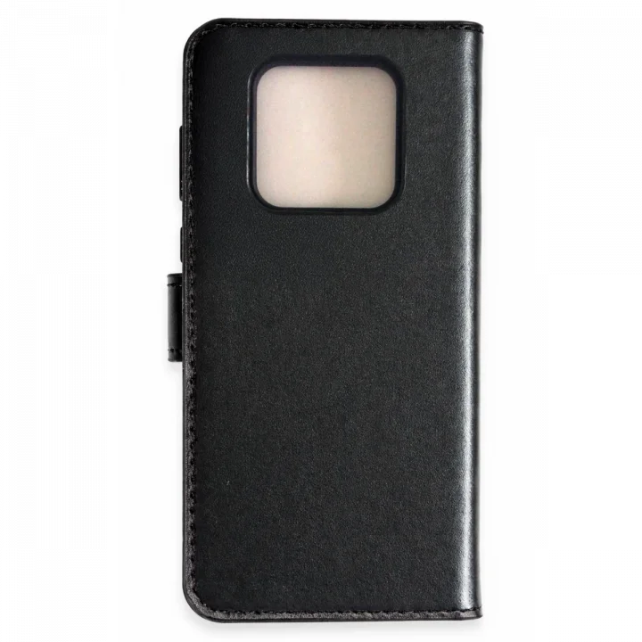 Mey İthalat®  Tecno Camon 16 Prime Trend S Plus Kapaklı Kılıf - Siyah