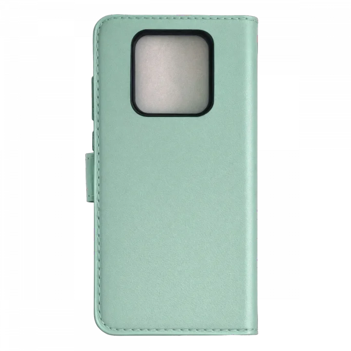 Mey İthalat®  Tecno Camon 16 Prime Trend S Plus Kapaklı Kılıf - Su Yeşili