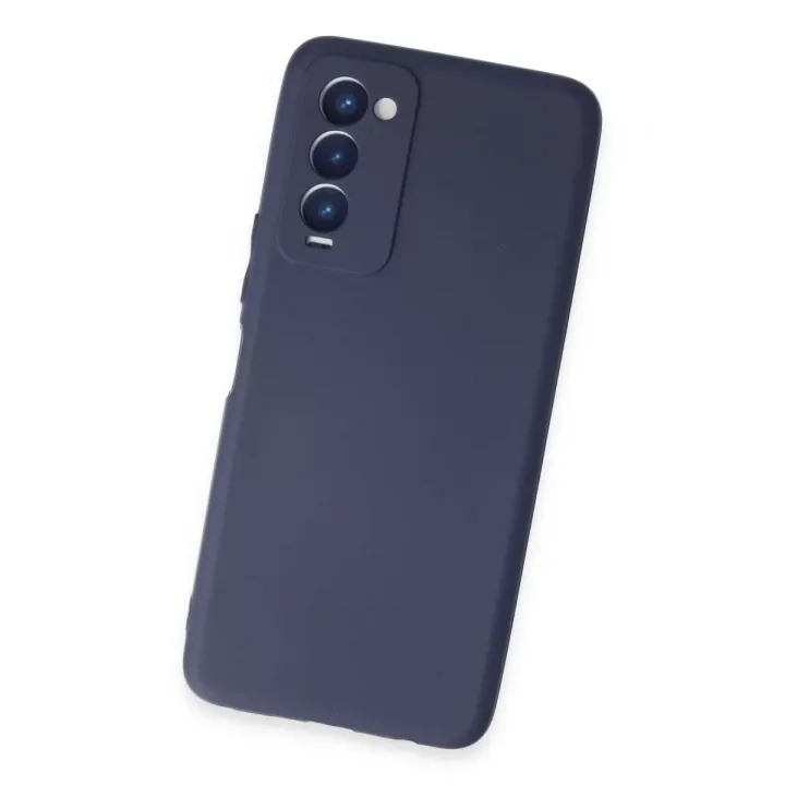 Mey İthalat®  Tecno Camon 18 Kılıf First Silikon - Lacivert