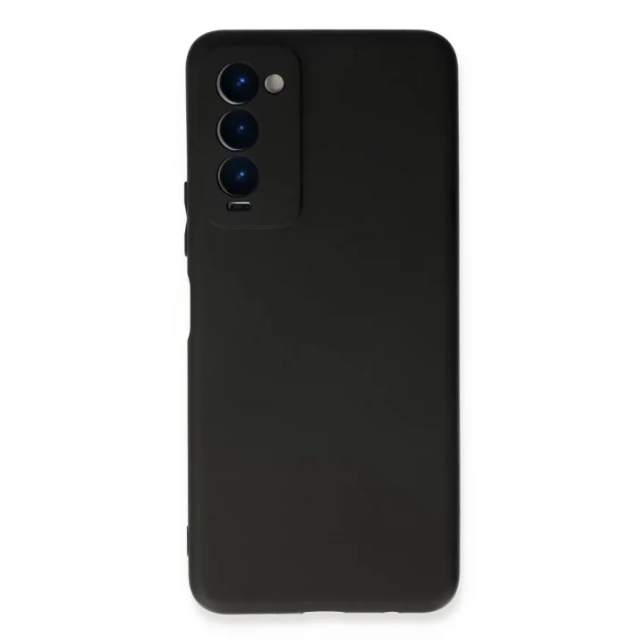 Mey İthalat®  Tecno Camon 18 Kılıf First Silikon - Siyah