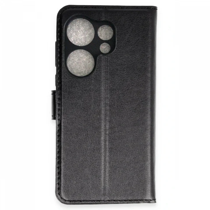 Mey İthalat®  Tecno Camon 20 Prime Trend S Plus Kapaklı Kılıf - Siyah