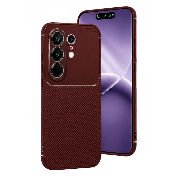 Mey İthalat®  Tecno Camon 50 Pro 5G Auto Focus Karbon Kapak - Bordo