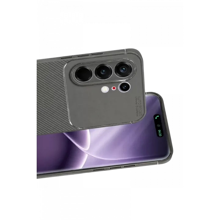 Mey İthalat®  Tecno Camon 50 Pro 5G Auto Focus Karbon Kapak - Gri