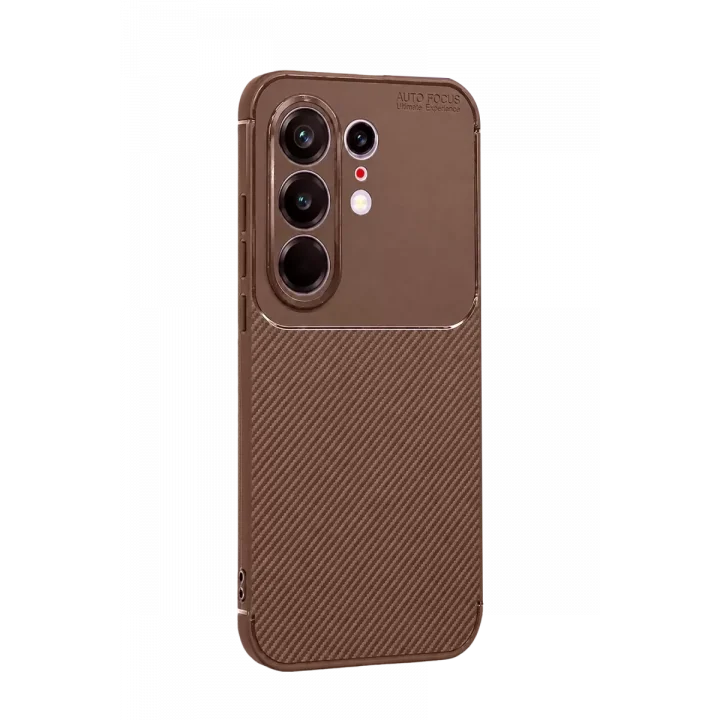 Mey İthalat®  Tecno Camon 50 Pro 5G Auto Focus Karbon Kapak - Kahverengi