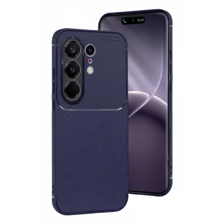 Mey İthalat®  Tecno Camon 50 Pro 5G Auto Focus Karbon Kapak - Lacivert