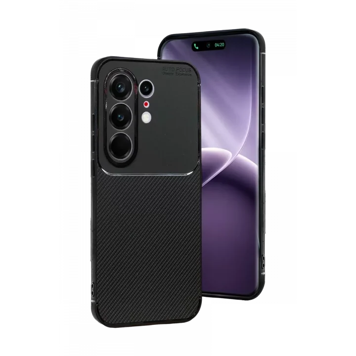 Mey İthalat®  Tecno Camon 50 Pro 5G Auto Focus Karbon Kapak - Siyah