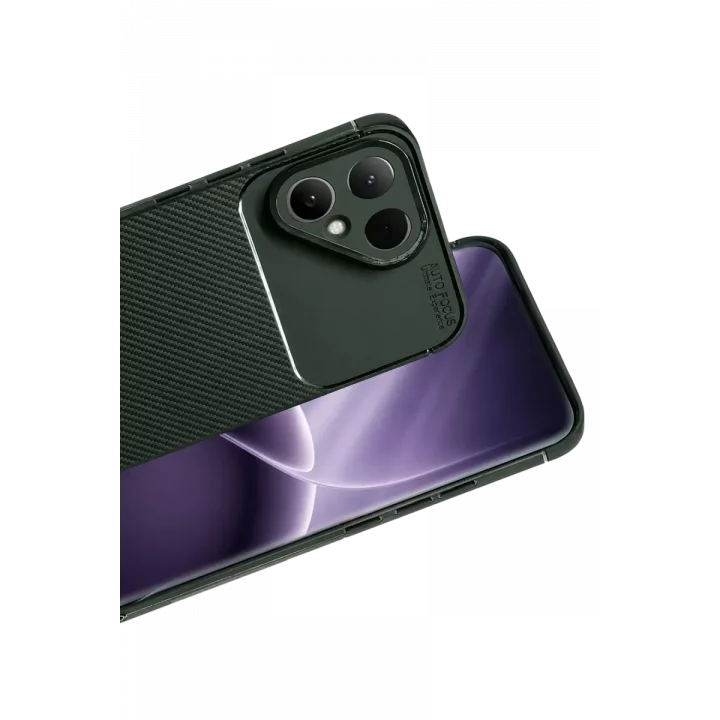 Mey İthalat®  Tecno Pova Curve 2 5G Auto Focus Karbon Kapak - Koyu Yeşil