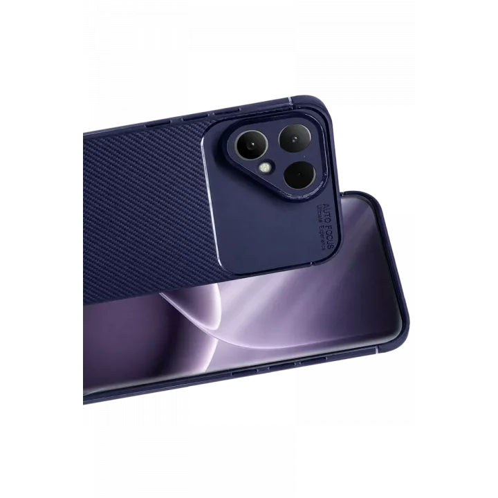 Mey İthalat®  Tecno Pova Curve 2 5G Auto Focus Karbon Kapak - Lacivert