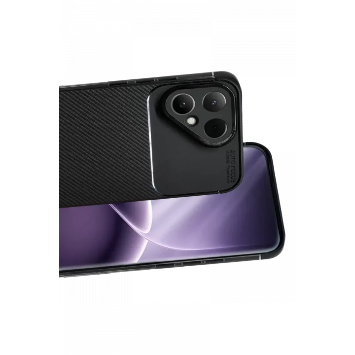 Mey İthalat®  Tecno Pova Curve 2 5G Auto Focus Karbon Kapak - Siyah
