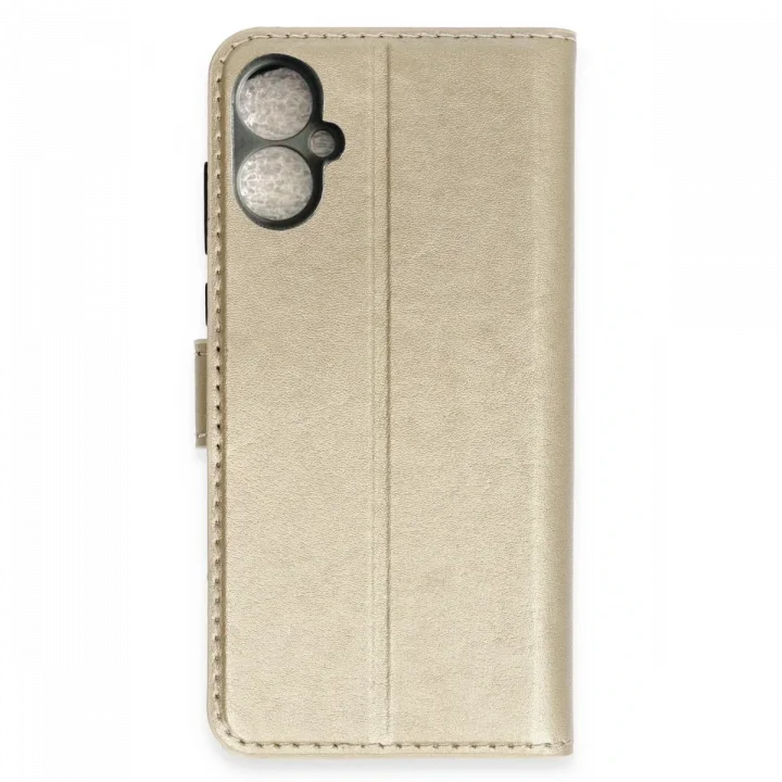 Mey İthalat®  Tecno Spark 9 Pro Trend S Plus Kapaklı Kılıf - Gold