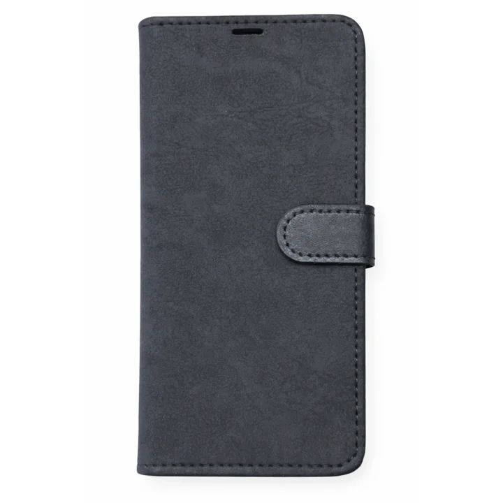 Mey İthalat®  Tecno Spark 9T Trend S Plus Kapaklı Kılıf - Siyah