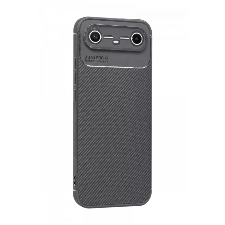 Mey İthalat®  Tecno Spark Slim 5G Auto Focus Karbon Kapak - Gri
