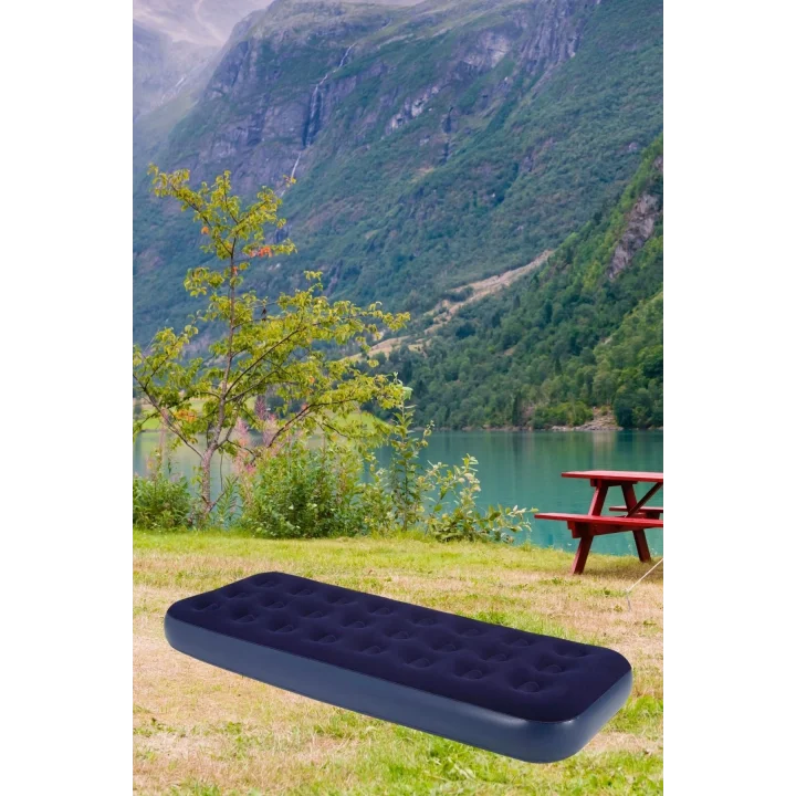 Mey İthalat®  Tek Kişilik Yumuşak Şişme Yatak