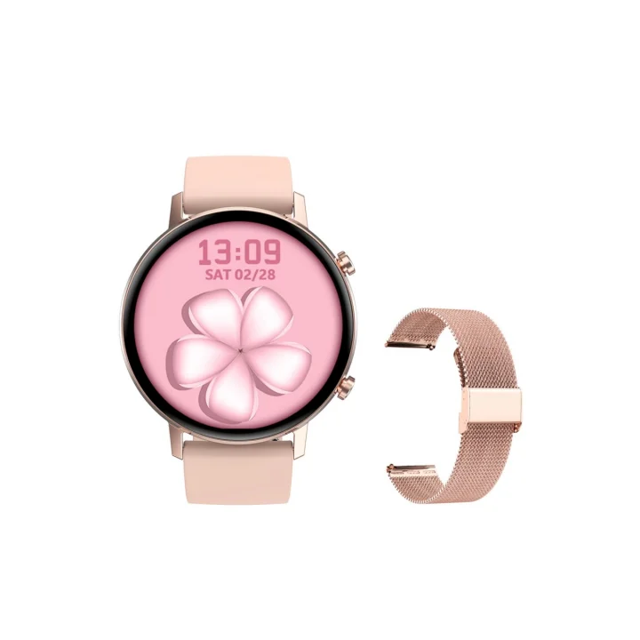 Mey İthalat® TEKO24 PEMBE AKILLI SAAT
