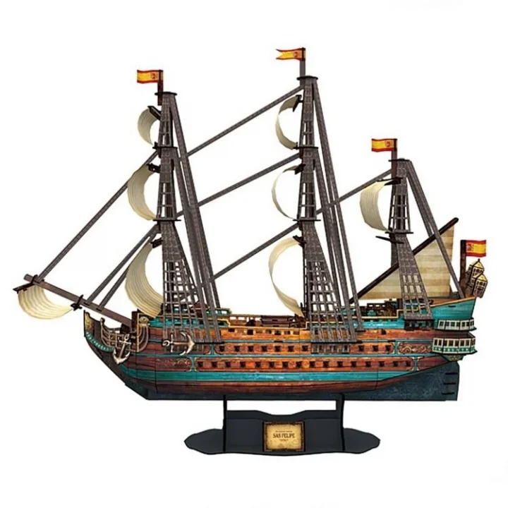 Mey İthalat®  The Spanish Armada San Felipe 3D Puzzle