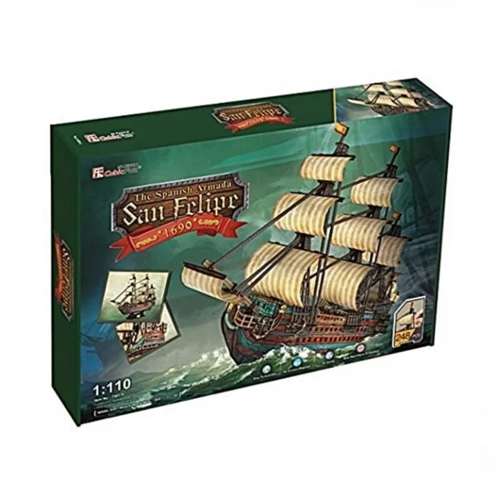 Mey İthalat®  The Spanish Armada San Felipe 3D Puzzle