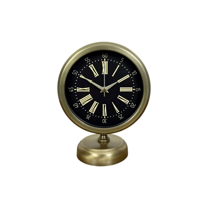 Mey İthalat® Time Art 25 x 20 Eskitme Metal Masa Saati