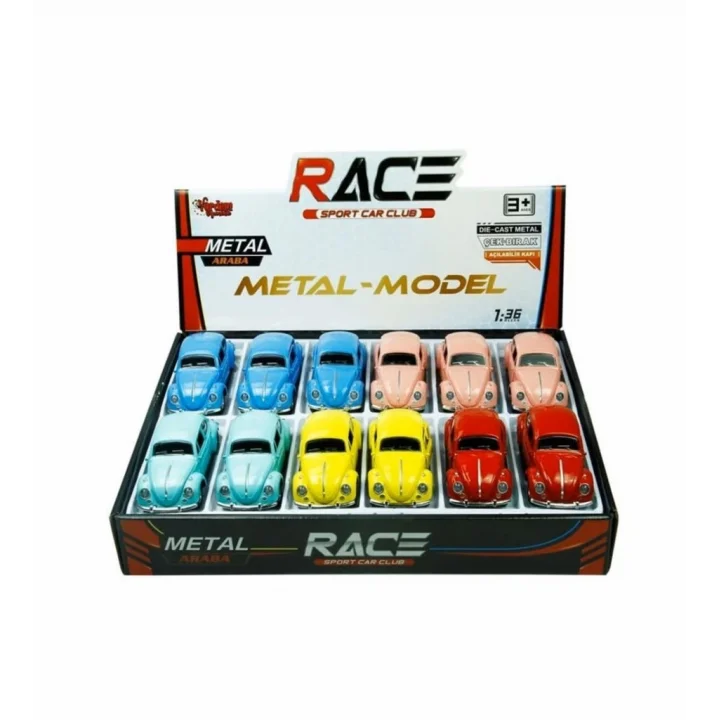 Mey İthalat® TIN-80131-12(PASTEL) ÇEKBIRAK 1:36 DİE CAST -VRD