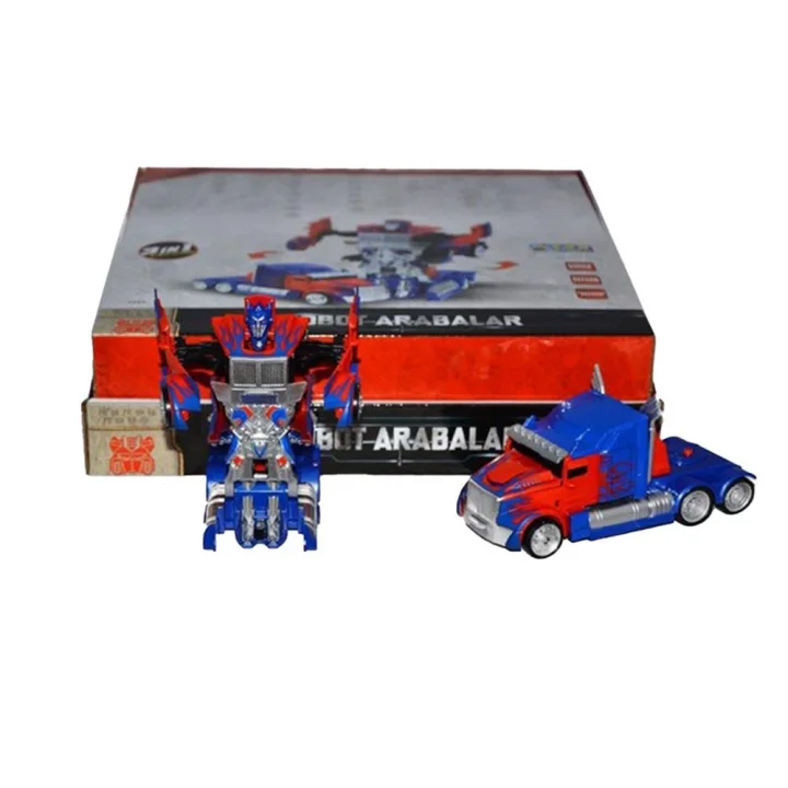 Mey İthalat® Transformes Robota Dönüşen Araba Mavi