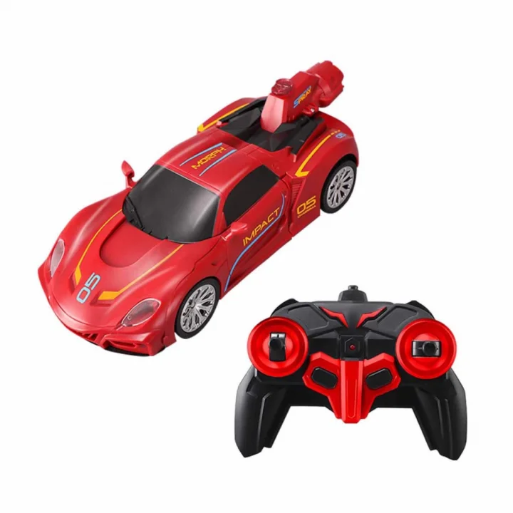 Mey İthalat®  Transforming Robot Racer Kumandalı Sesli ve Işıklı Robot