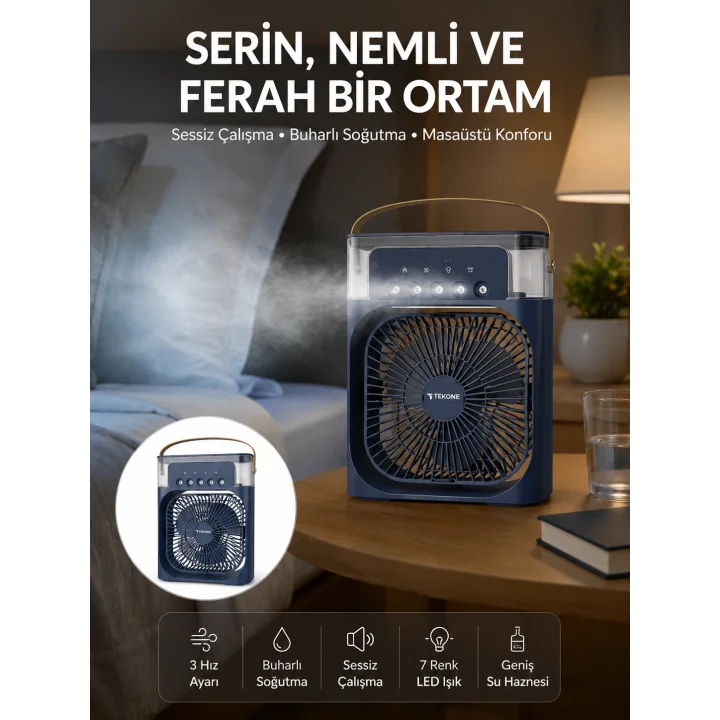 Mey İthalat® Tüm Gün Kullanıma Uygun Enerji Tasarruflu Fan Yeni Nesil