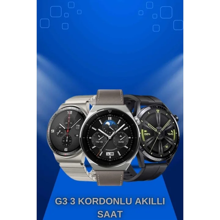 Mey İthalat® TWS Bluetooth Kulaklık ve Akıllı Saat Uyku Takibi Nabız Ölçer Uzun Pil Ömrü