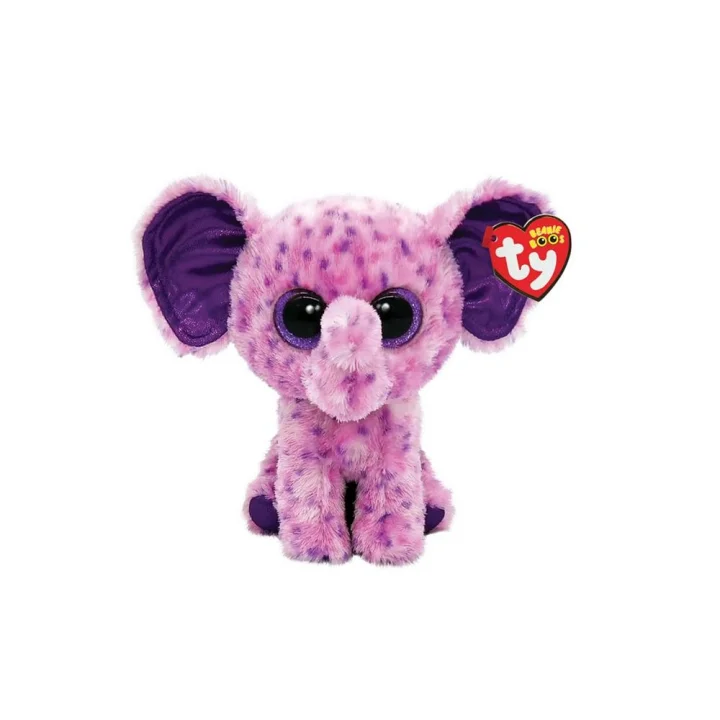 Mey İthalat® Ty Beanie Boos Eva Elephant Purple Peluş