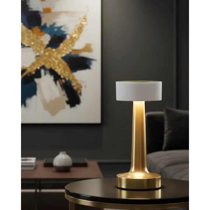 Mey İthalat® Type C Şarjlı Dekoratif LED Masa Lambası Dokunmatik