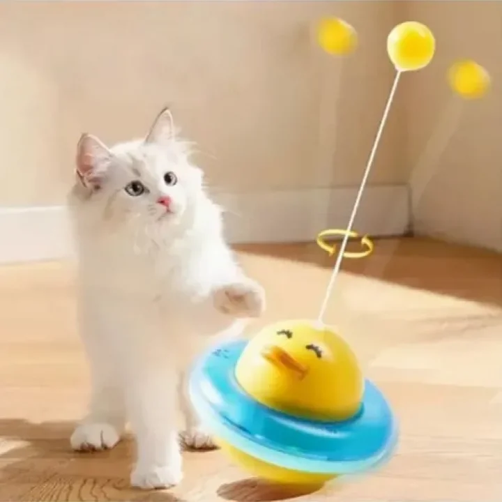 Mey İthalat® UFO Şekilli Ördek Kedi Oyuncağı