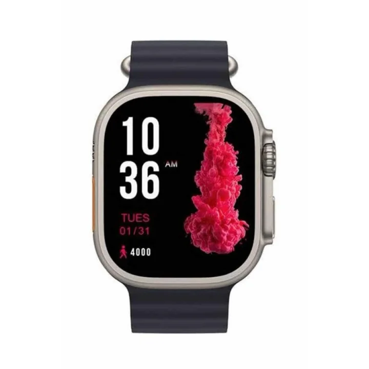 Mey İthalat® Ultra Akıllı Saat 49 Mm Çift Kordonlu Arama Cevaplama Bluetooth Bağlantılı